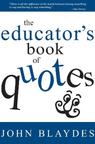 Cover of The Educator's Book of Quotes