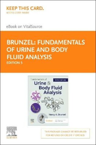 Cover of Fundamentals of Urine & Body Fluid Analysis - Elsevier eBook on Vitalsource (Retail Access Card)