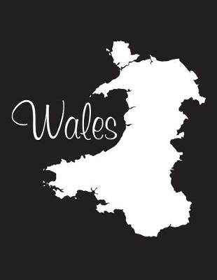 Book cover for Wales - Black 101 - Lined Notebook with Margins - 8.5X11