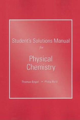 Cover of Student Solutions Manual for Physical Chemistry