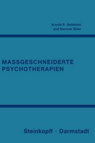 Cover of Massgeschneiderte Psychotherapien