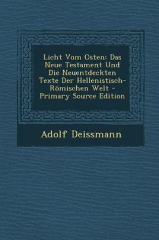 Cover of Licht Vom Osten