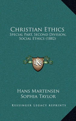 Book cover for Christian Ethics