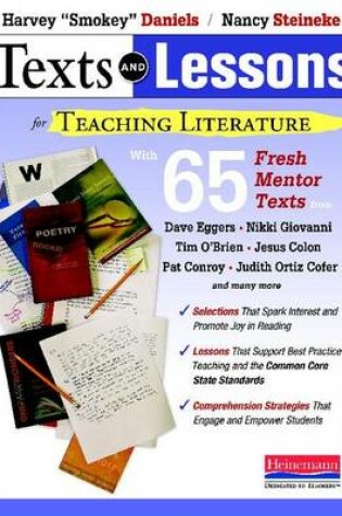 Cover of Texts and Lessons for Teaching Literature