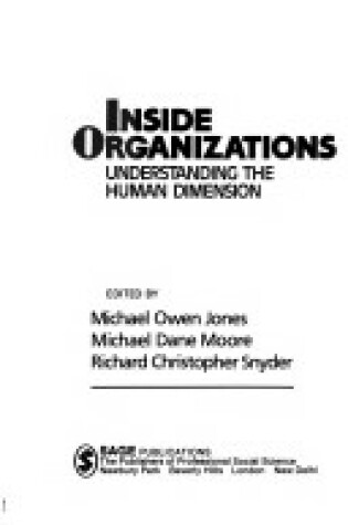 Cover of Inside Organizations