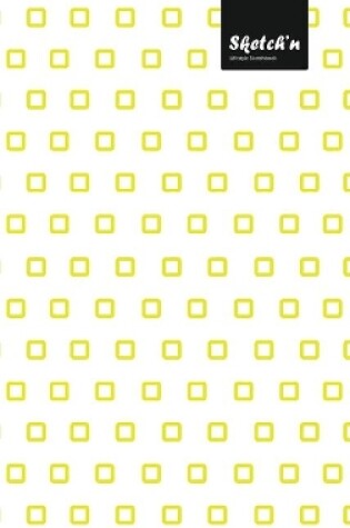 Cover of Sketch'n Lifestyle Sketchbook, (Cubes Pattern Print), 6 x 9 Inches, 102 Sheets (Yellow)