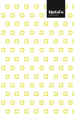 Book cover for Sketch'n Lifestyle Sketchbook, (Cubes Pattern Print), 6 x 9 Inches, 102 Sheets (Yellow)