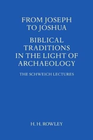 Cover of From Joseph to Joshua