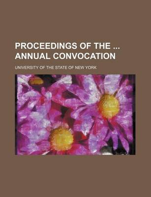Book cover for Proceedings of the Annual Convocation (Volume 56-64)