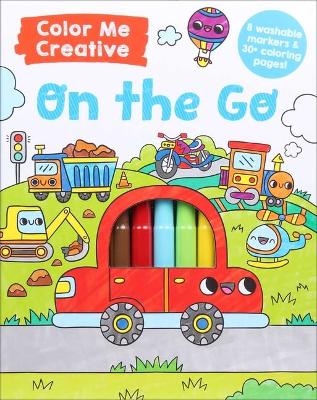 Book cover for Color Me Creative: On the Go (Silver Dolphin)