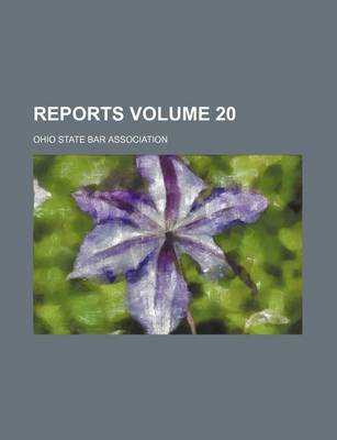 Book cover for Reports Volume 20