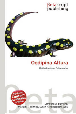Book cover for Oedipina Altura