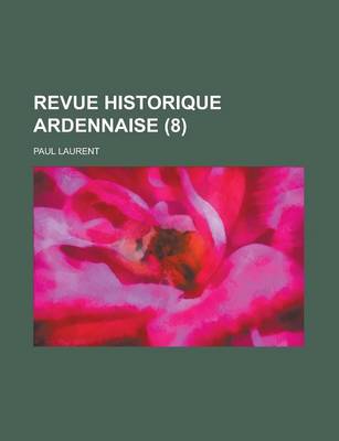 Book cover for Revue Historique Ardennaise (8)