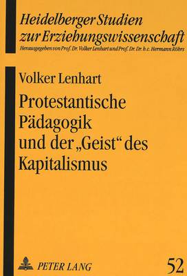 Book cover for Protestantische Paedagogik Und Der -Geist- Des Kapitalismus