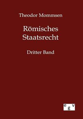 Book cover for Roemisches Staatsrecht