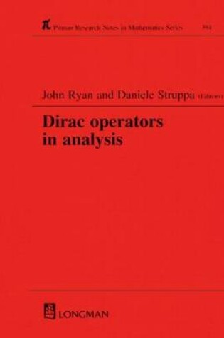 Cover of Dirac Operators in Analysis