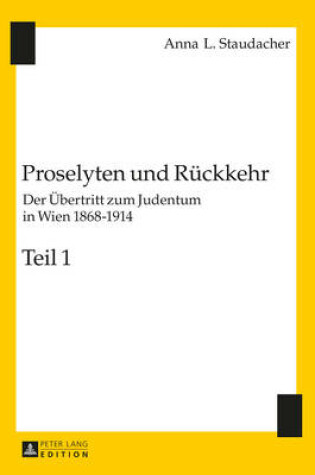 Cover of Proselyten Und Rueckkehr
