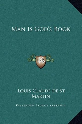 Book cover for Man Is God's Book