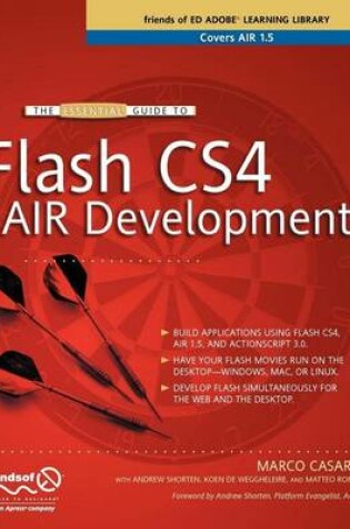 Cover of The Essential Guide to Flash Cs4 Air Development