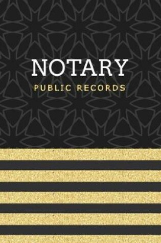 Cover of Notary Public Records