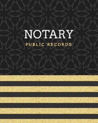 Cover of Notary Public Records