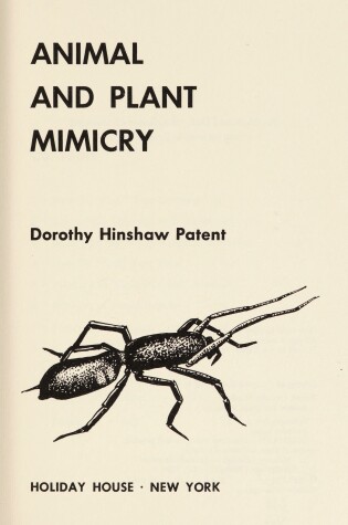 Cover of Animal and Plant Mimicry