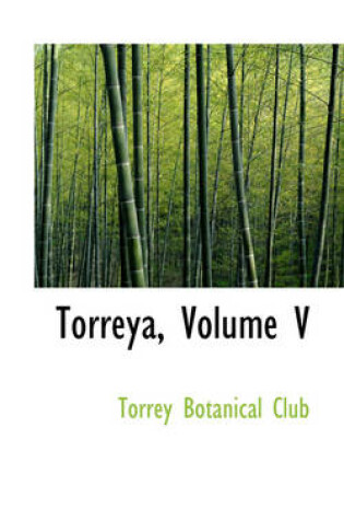 Cover of Torreya, Volume V