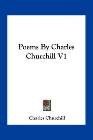Cover of Poems by Charles Churchill V1