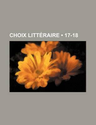 Book cover for Choix Litteraire (17-18)