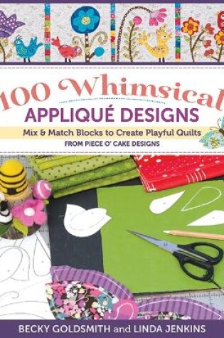 Cover of 100 Whimsical Applique Designs