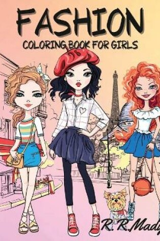 Cover of Fashion Coloring Book For Girls