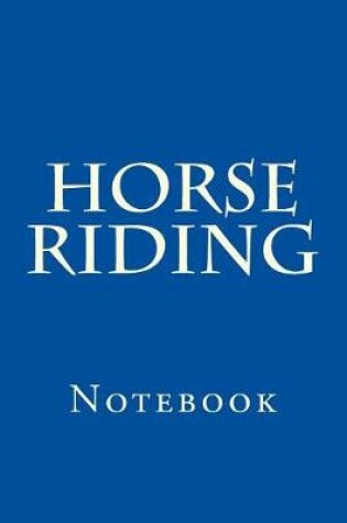 Cover of Horse Riding