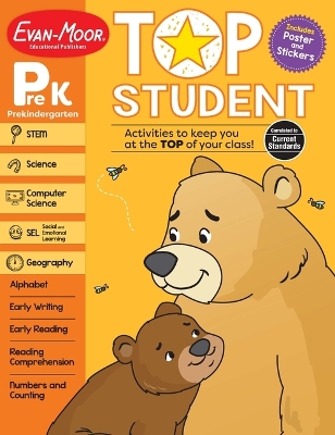 Cover of Top Student, Pre-Kindergarten Workbook