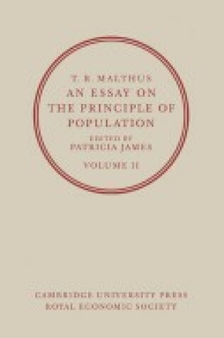 Cover of T. R. Malthus, An Essay on the Principle of Population: Volume 2