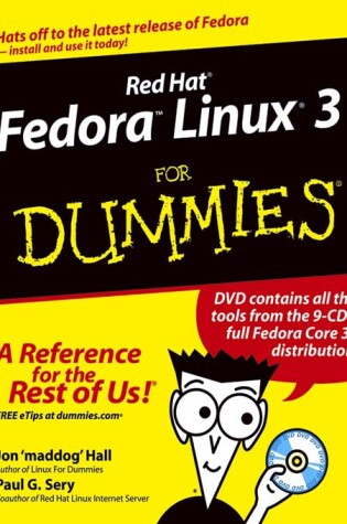 Cover of Red Hat Fedora Linux 3 For Dummies