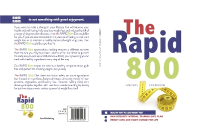 Book cover for The RAPID 800 Cookbook – Healthy Way To Lose Weight Fast