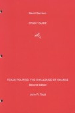 Cover of Texas Politics Study Guide, Second Edition