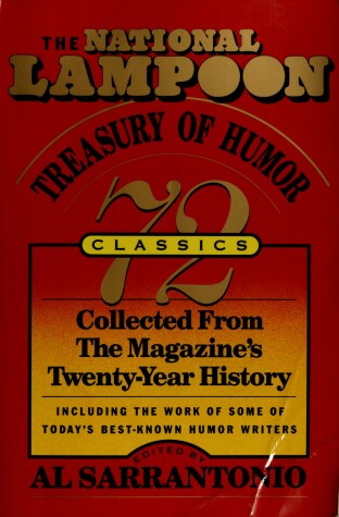 Book cover for The National Lampoon Treasury of Humor