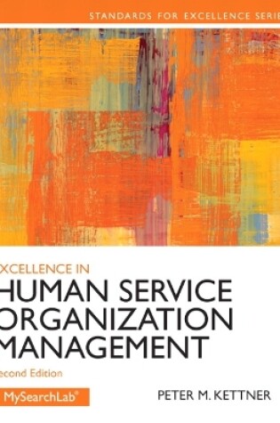 Cover of Excellence in Human Service Organization Management