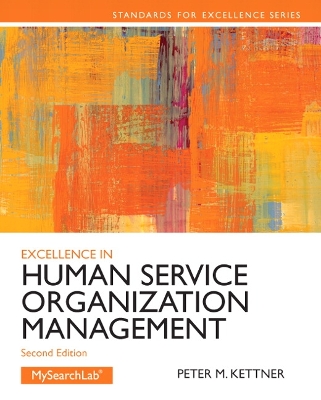 Book cover for Excellence in Human Service Organization Management