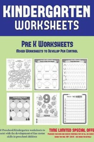 Cover of Pre K Worksheets
