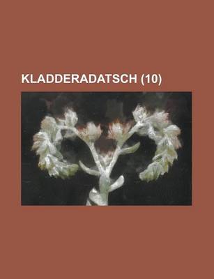Book cover for Kladderadatsch Volume 10