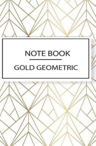 Cover of Notebook Gold Geometric