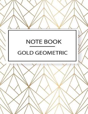 Book cover for Notebook Gold Geometric