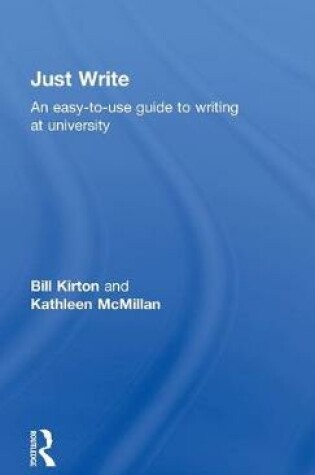 Cover of Just Write