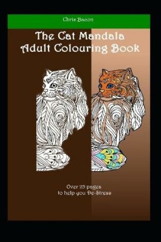 Cover of The Cat Mandala Adult colouring book