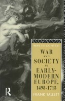 Book cover for War and Society in Early Modern Europe, 1495-1715