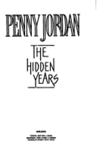 Cover of The Hidden Years