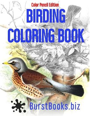 Book cover for Birding Coloring Book