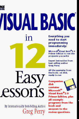 Cover of Visual Basic in 12 Easy Lessons